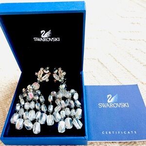 Swarovski Silver Crystal Earrings
